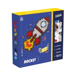 Plus-Plus Puzzle By Number Rymdraket - 500 Bitar Mix