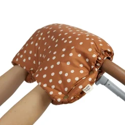Prickiga Handmuffar Kanelbruna