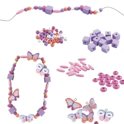 Pärlor Av Trä Butterflies