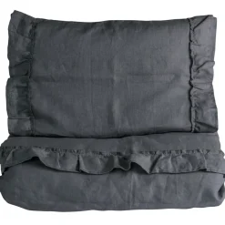 Påslakanset Spjälsäng Mood Volang Graphite Grey