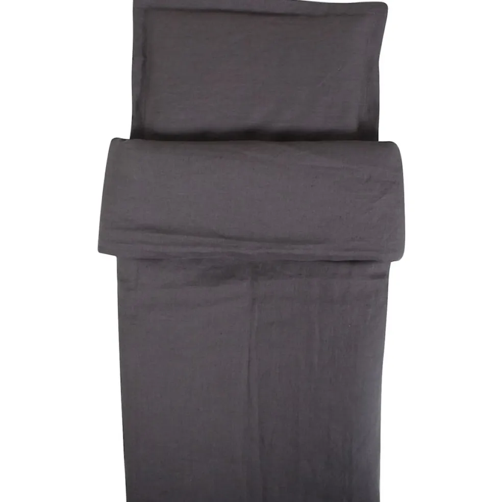 Påslakanset Vagn/Vagga Mood Graphite Grey