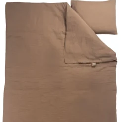 Påslakanset Vagn/Vagga Muslin Brown
