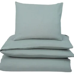 Påslakanset Vagn/Vagga Muslin Frosty Green