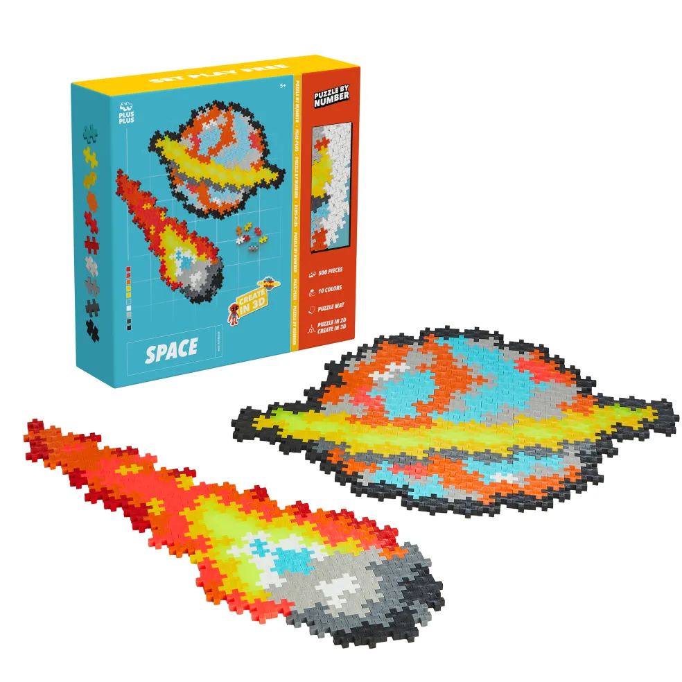 Puzzle By Number Space Byggset
