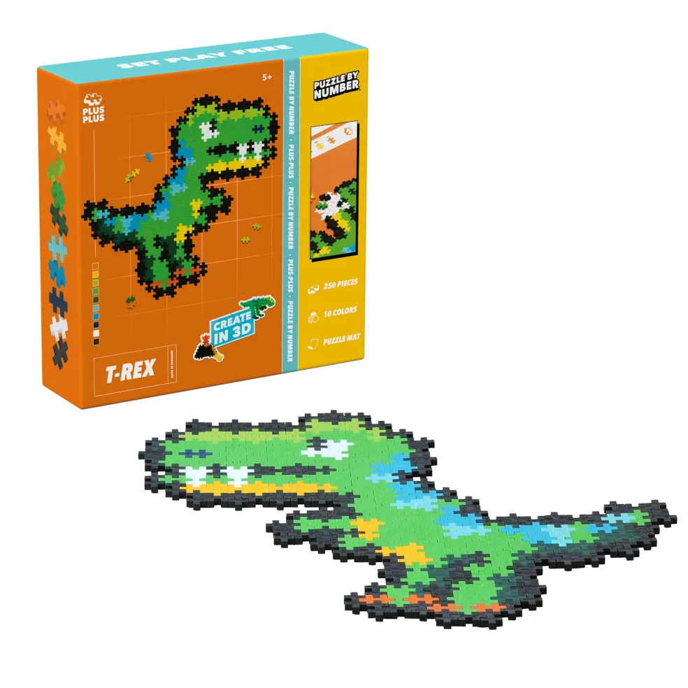 Puzzle By Number T-rex