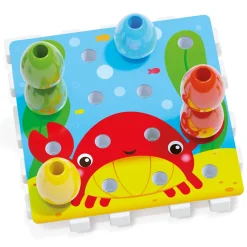 Quercetti - Jumbo Peggy Creative Peg Byggset