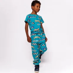 Race Cars Mjukisbyxor Teal