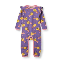Reegnt With Shooting Star Långärmad Babydräkt Royal Purple