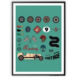 Retro Tema Poster