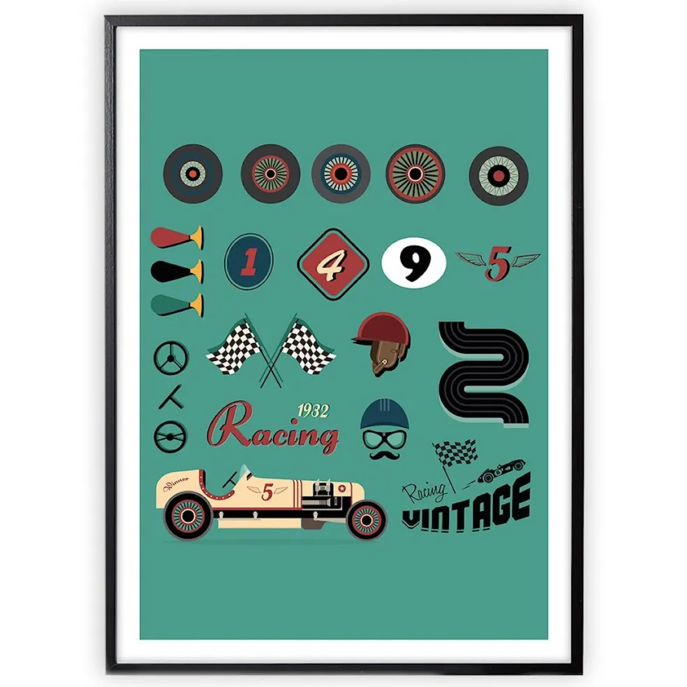 Retro Tema Poster