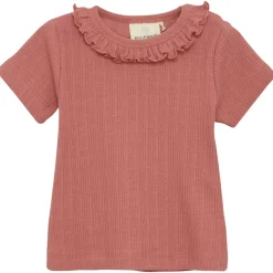 Ribbad T-shirt Old Rose