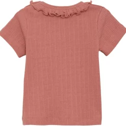 Ribbad T-shirt Old Rose