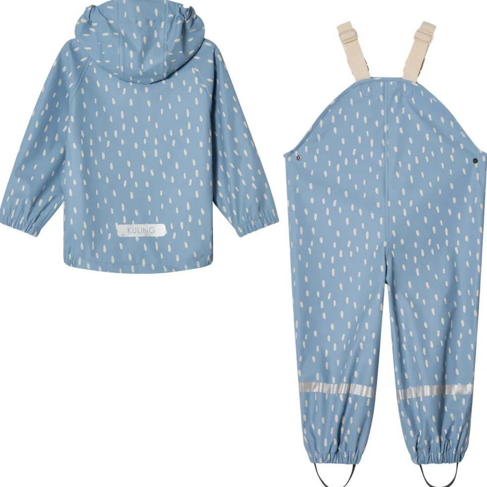 San Marino Ofodrat Regnställ Dove Blue Dots