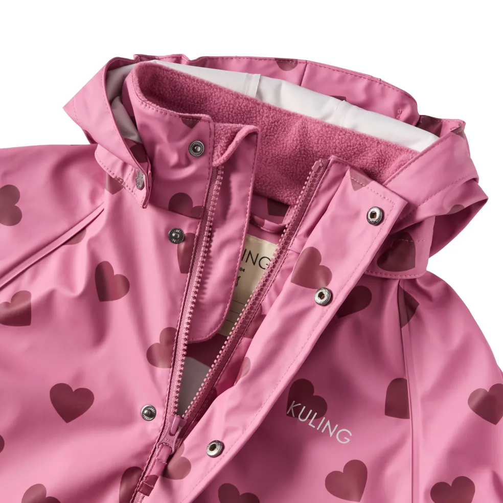 San Marino Ofodrat Regnställ Mauve Hearts
