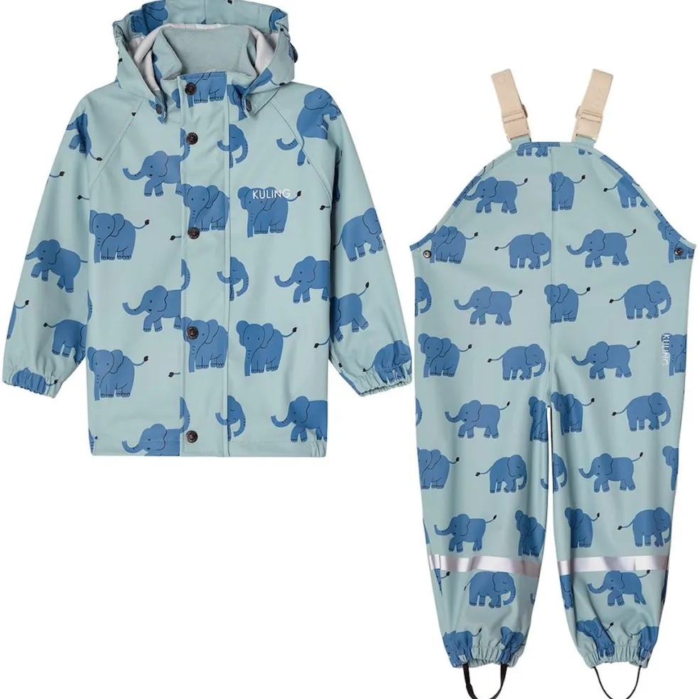 San Marino Ofodrat Regnställ Sky Blue Elephant
