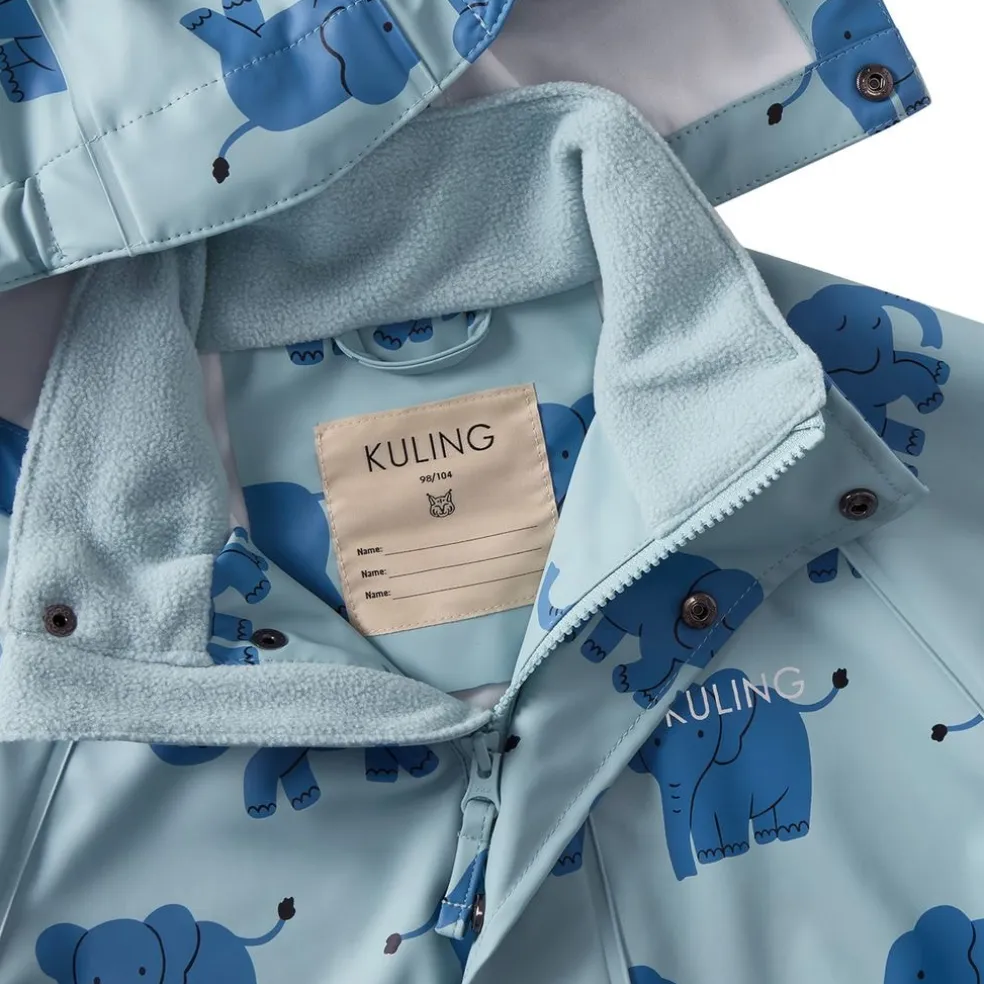 San Marino Ofodrat Regnställ Sky Blue Elephant