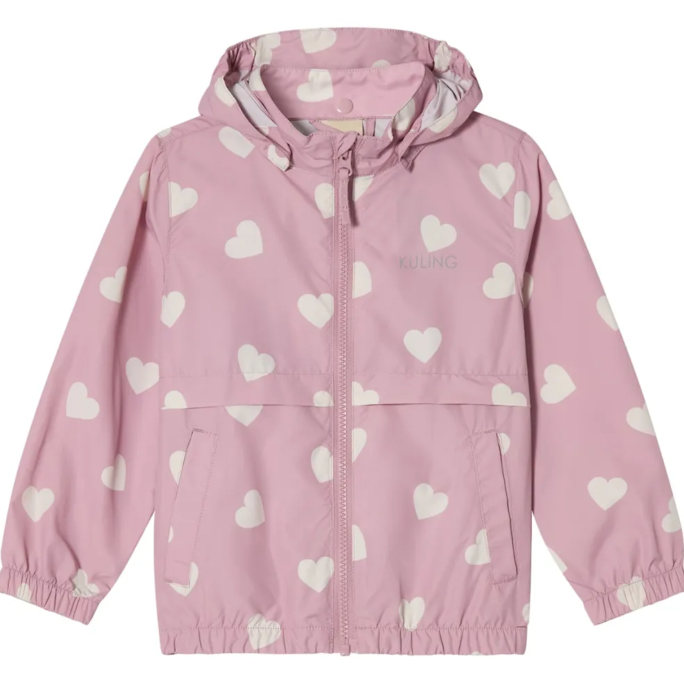 Simrishamn Vindjacka Pink Hearts