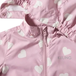 Simrishamn Vindjacka Pink Hearts