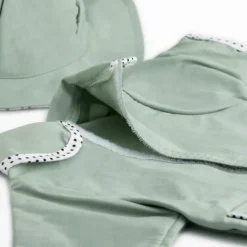 Skrållan Docka Regnjacka & Hatt Green