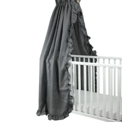 Sänghimmel Mood Volang Graphite Grey