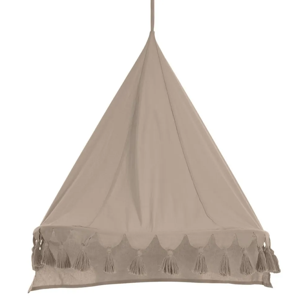 Sänghimmel Taupe