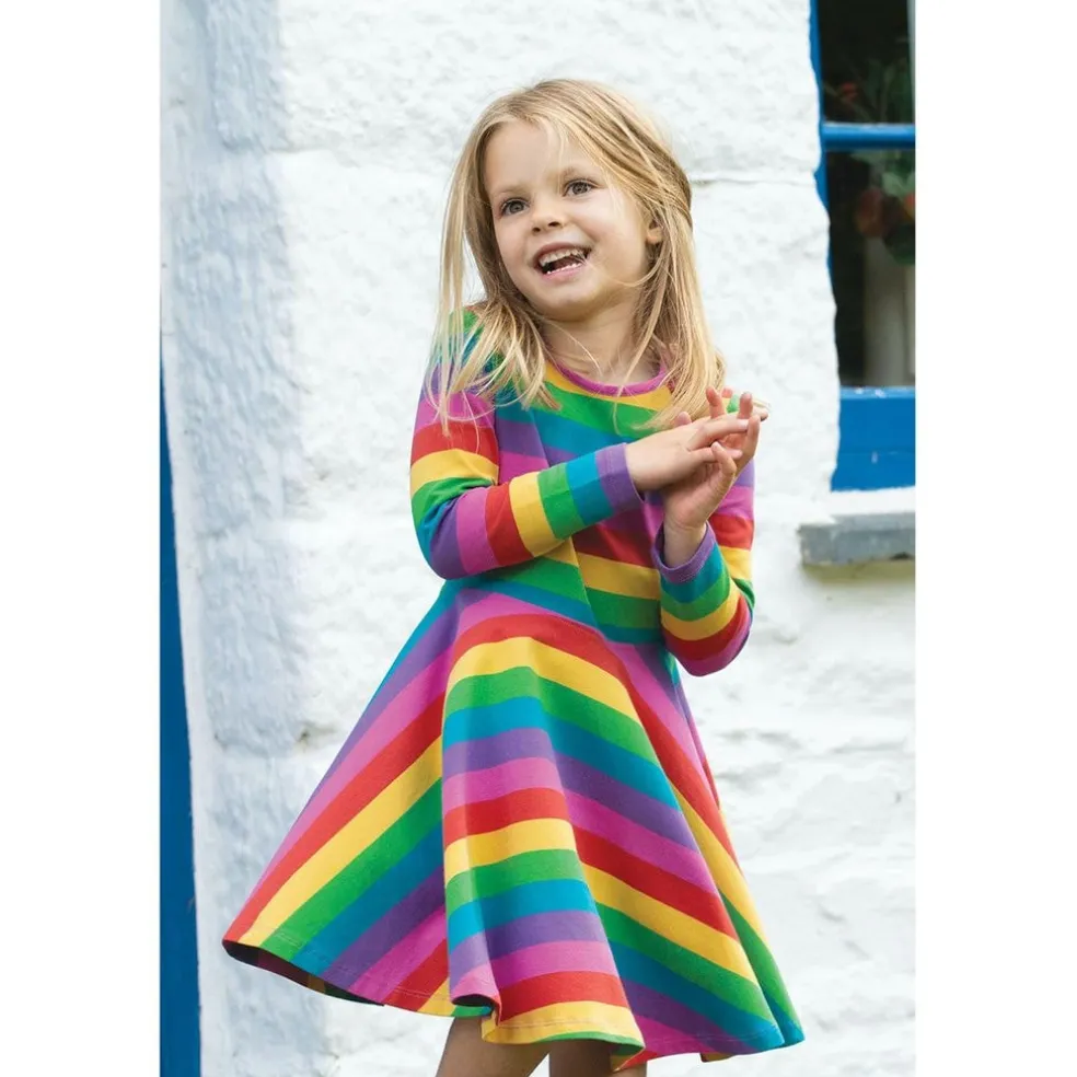 Sofia Skater-klänning Rainbow