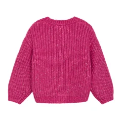 Stickad Tröja Fuchsia Fedora