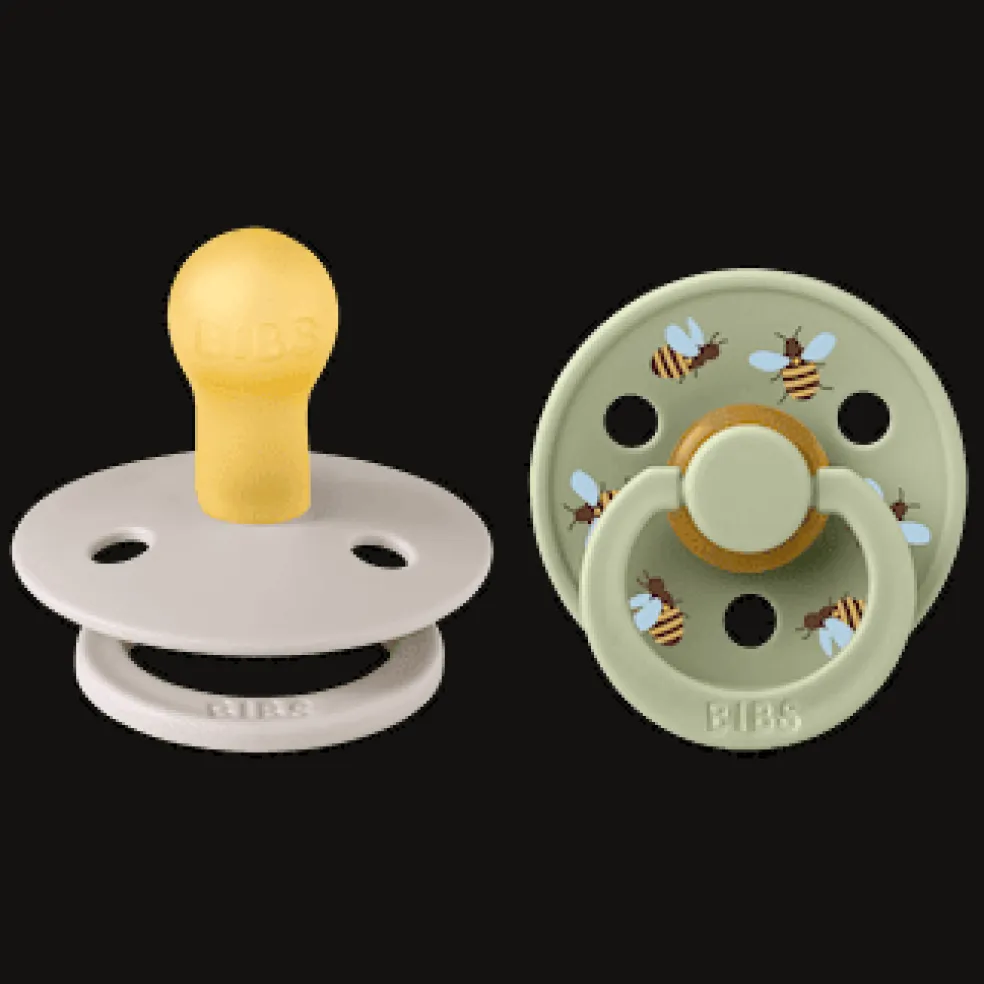 Studio Colour Bumblebee 2-pack Runda Latexnappar Mushroom Mix