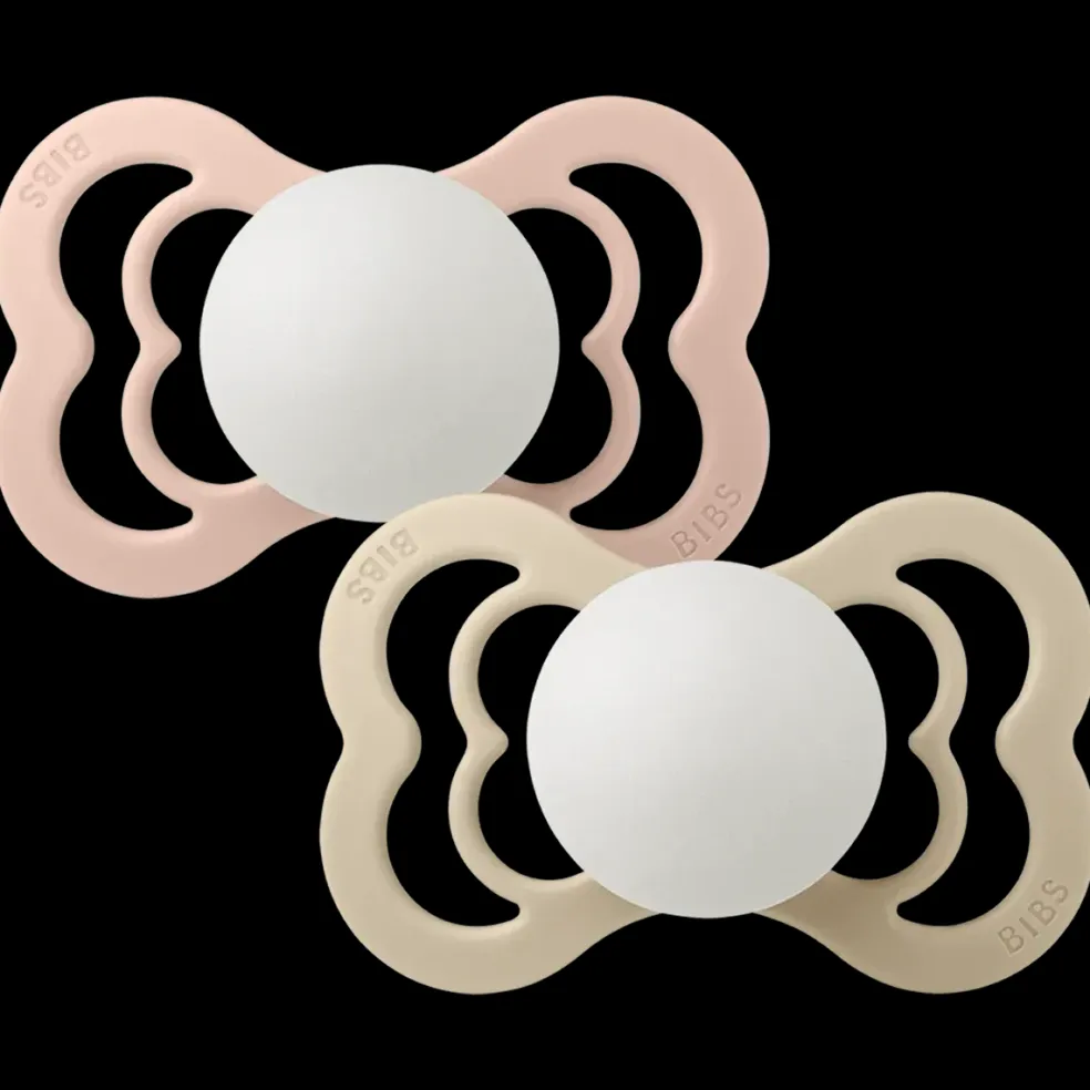 Supreme Glow 2-pack Symmetriska Silikonnappar Blush Vanilla