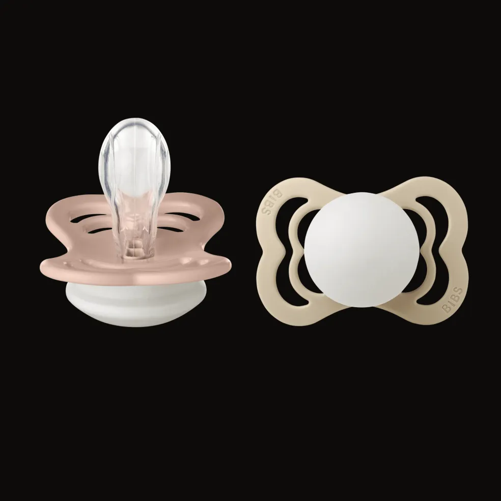 Supreme Glow 2-pack Symmetriska Silikonnappar Blush Vanilla