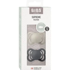 Supreme 2-pack Symmetriska Silikonnappar Sand Iron