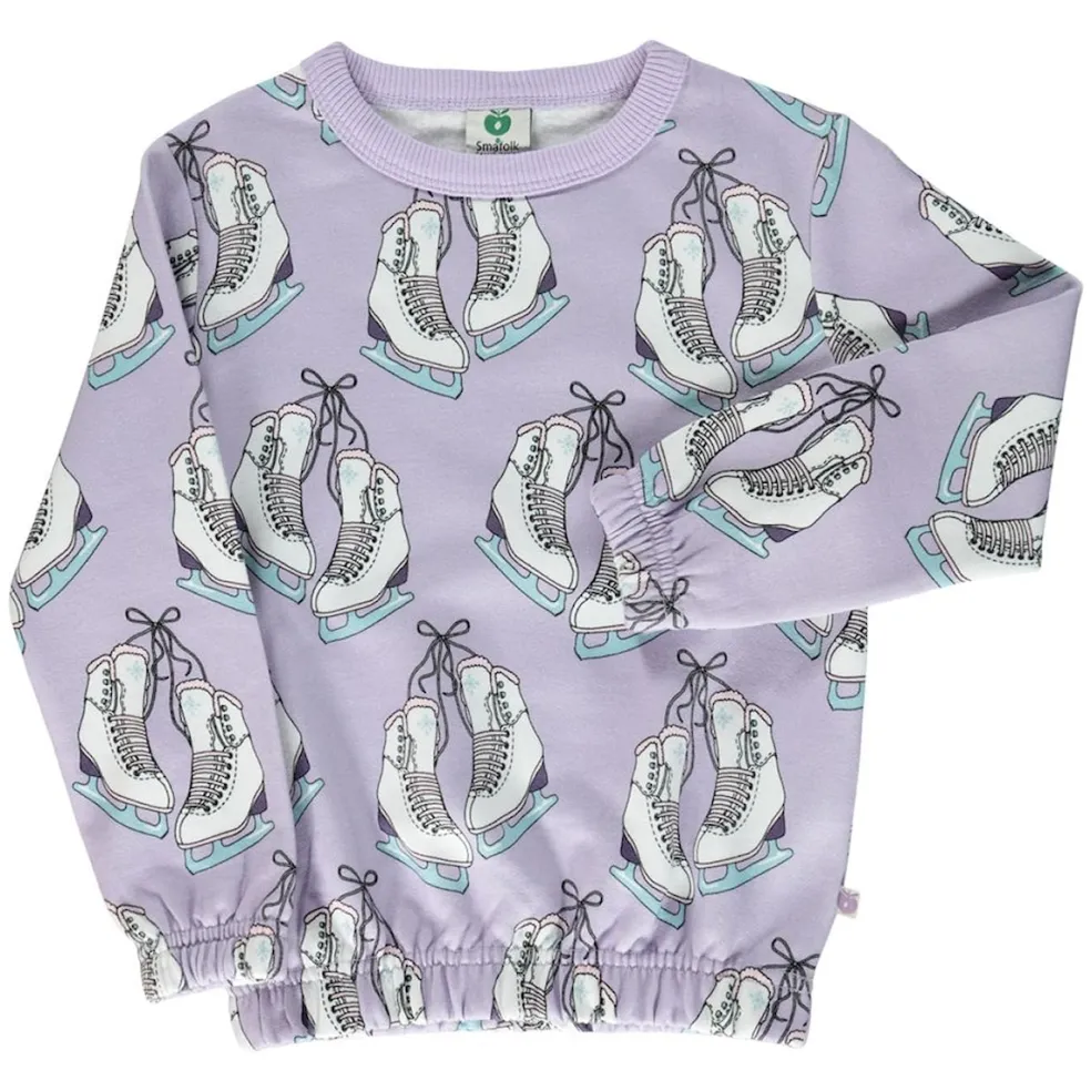 Sweatshirt Orchid Petal med skridskor