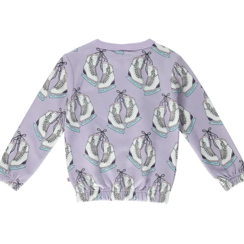 Sweatshirt Orchid Petal med skridskor