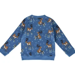 Sweatshirt with reindeer Federal Blue Federal Reindeer Sweatshirt i Federal Blue