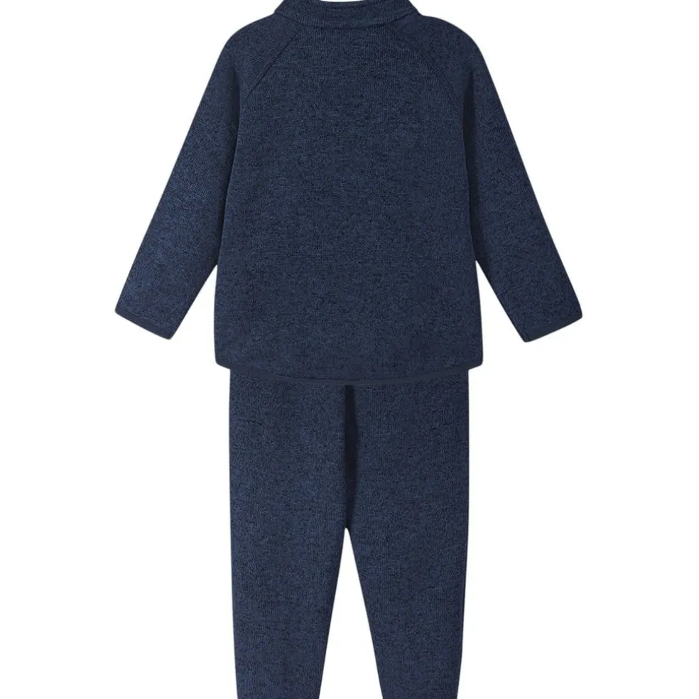 Tahto Fleece-set Jeans Blue