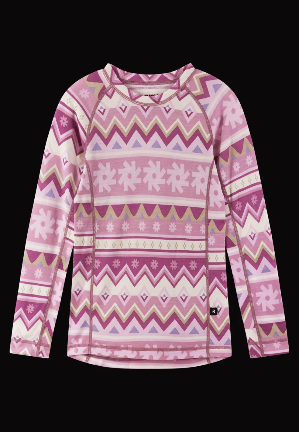 Taitoa Underställsset I Ull Grey Pink