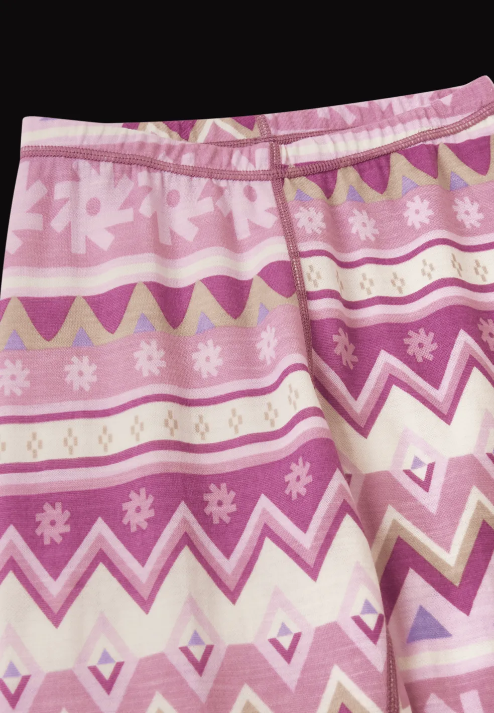 Taitoa Underställsset I Ull Grey Pink