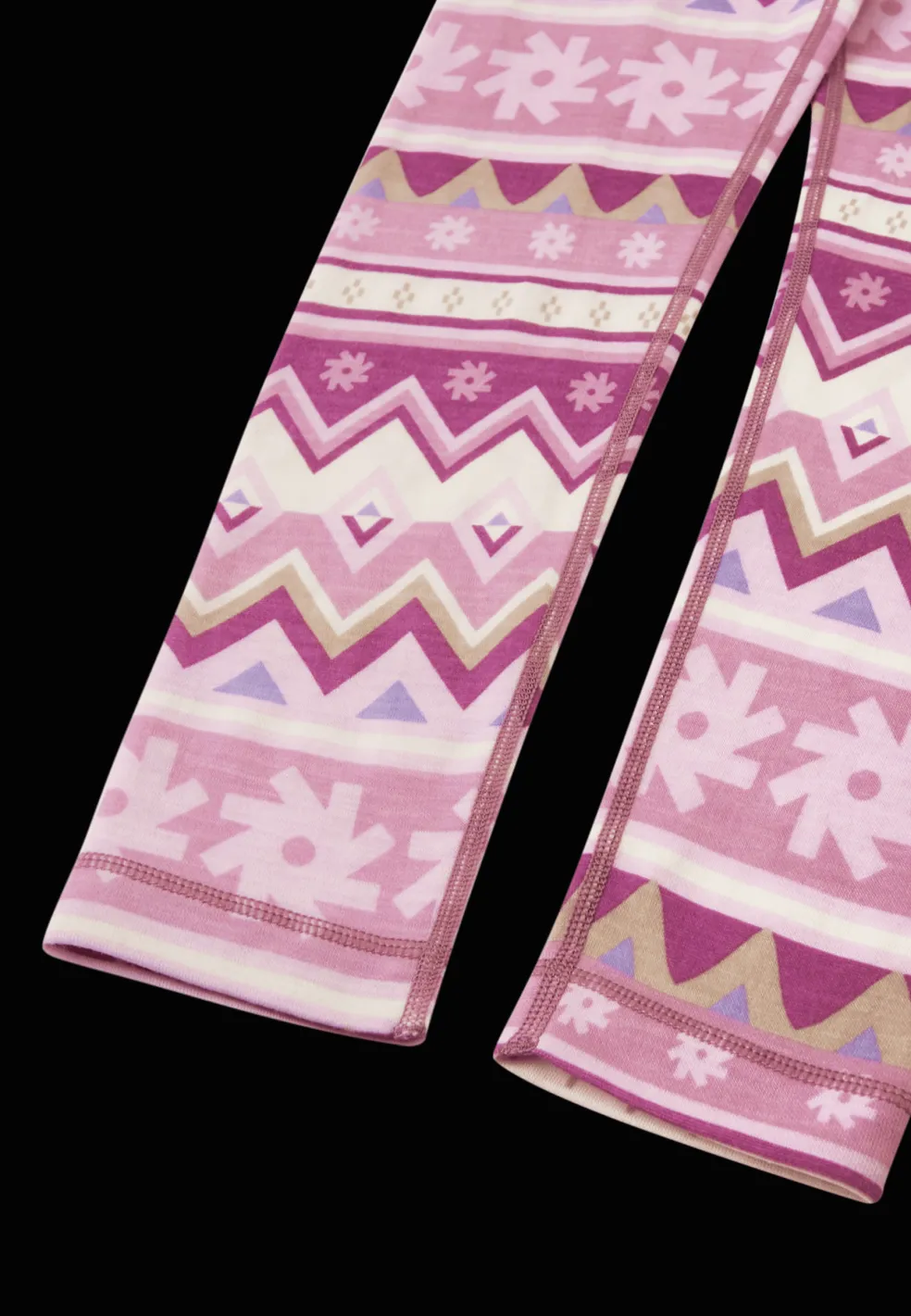 Taitoa Underställsset I Ull Grey Pink