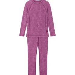 Taival Underställsset I Ull Red Violet
