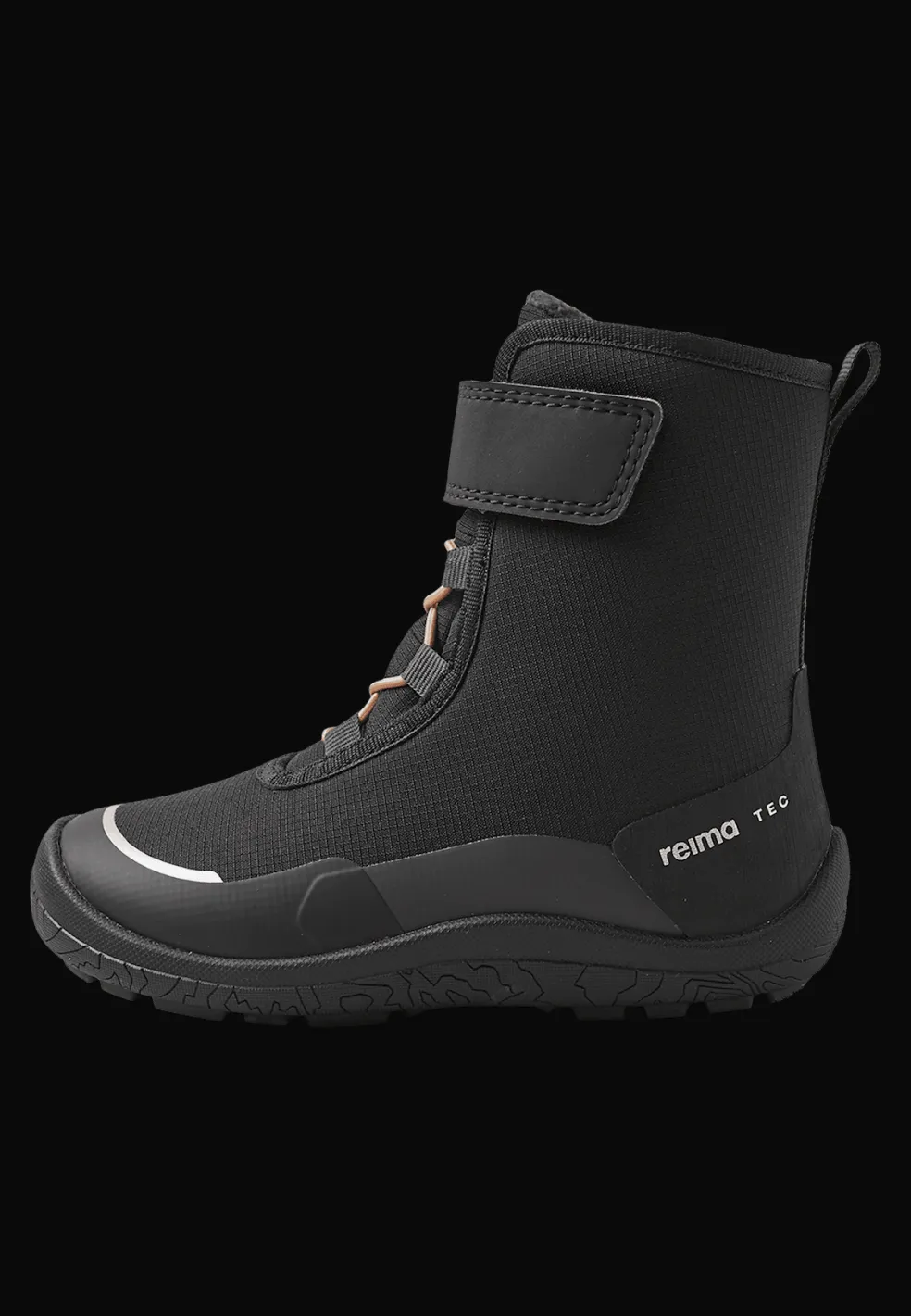 Talvella Kids Reimatec Barfota Vinterkängor Black