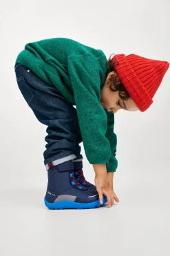Talvella Kids Reimatec Barfota Vinterkängor Navy