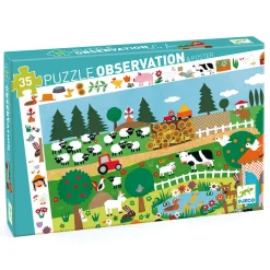 The Farm 2-i-1-pussel Och Observationsspel