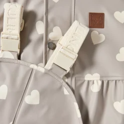Toulouse Regnställ Taupe Hearts
