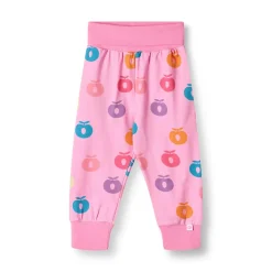 Ulm Pants For Baby with Apples Pink lilac