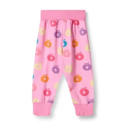 Ulm Pants For Baby with Apples Pink lilac