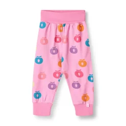Ulm Pants For Baby with Apples Pink lilac