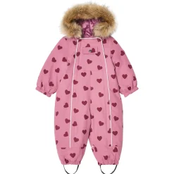 Val D'Isere Vinteroverall Mauve Hearts