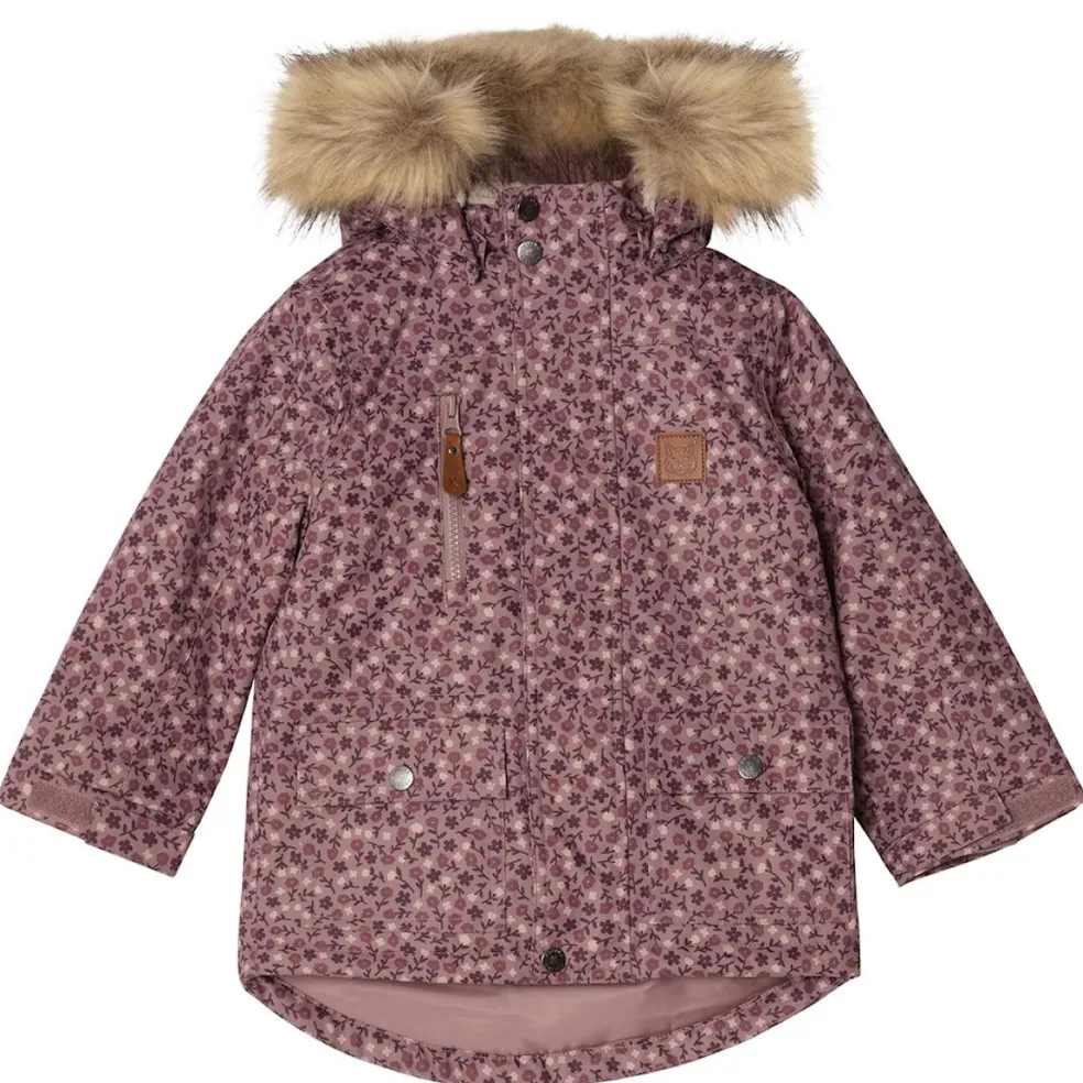 Val Thorens Blommig Parkas Lilac Flower