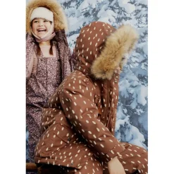 Val Thorens Prickig Parkas Brun