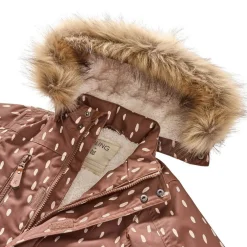Val Thorens Prickig Parkas Brun